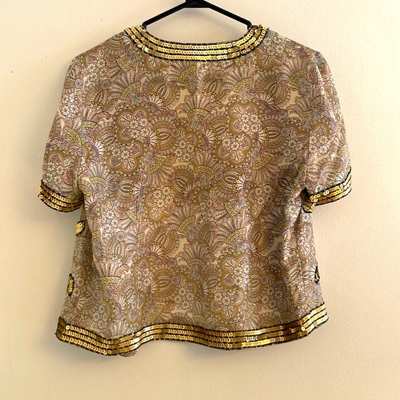 Crop sequin jacket - Picture 2 of 4